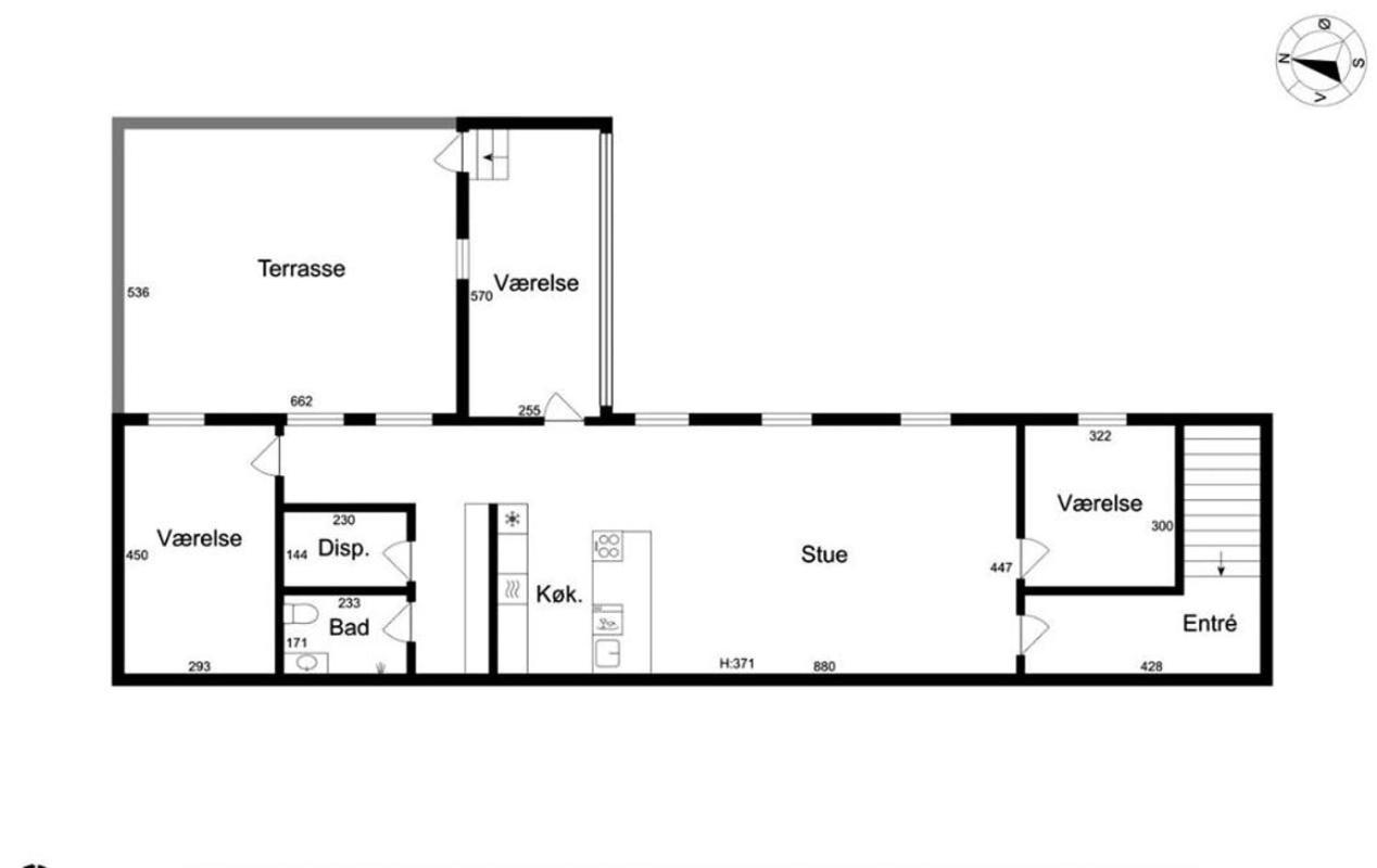 Central 3-Bedroom Apartment With Huge Terrace, Including Queen Size Beds Aalborg Exterior foto